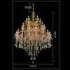 Large Crystal Chandeliers Modern Chrome Chandelier Lighting Dining Room Crystal Chandeliers Luxury Home Lighting Modern Lamp