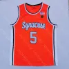 Syracuse Orange Basketball Jersey NCAA College Anthony Buddy Boeheim Joseph Girard III Waiters Benny Williams Cole Swider Symir Torrence Joh