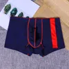 Cuecas masculinas de algodão respirável retalhos sem costura boxer roupa interior breve cintura média calcinha lingerie masculino bolsa shorts