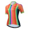Racing Jackets UFOBIKE Women's Cycling Jersey MTB Short Sleeve Full Zipper Summer Road Bike Shirts Pro Team Bicycle Clothing