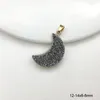 Kolye Kolyeleri 1 Parça Çok Stil Druzy Doğal Kuvars Geode Taşı, Rhinestone Kristal Takılar Kolye Takı için Bulun