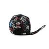 Ball Caps 2023 Koreaanse versie Printing Graffiti Peaked Hat Personality Street Trend Men Women Baseball Cap Fashion Hip-Hop Sun