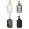 Liquid Soap Dispenser Nordic Style Bottle Thickened Glass s Shampoo Shower Gel Press Bathroom Decoration Accessories 230411