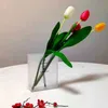 Vases Book Transparent Acrylic Vase Modern Creative Klein Blue Decoration Home Table Flower Vase Wedding Hydroponic Room Plant Vase P230411