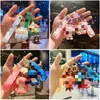 Kawaii Fidget Toys Super Cartoon Keychain Simple Dimple Fidgets Board draagbare anti-stress Decompressie speelgoed contact met mij op voor meer stijlen