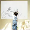 Whiteboards 45*200cm Whiteboard Sticker Waterproof Wallpaper Decor Remind Message Boards White board Chalkboard With pen Kid Write Graffiti 230412