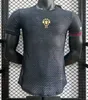 2023 2024アルゼンチンポルトガルシュウラプルガジャージーファンプレーヤーバージョンスペシャルブラジルネイマールメシスロナウドブラックシャツユニフォームブラックシャツメンサイズS-XXL