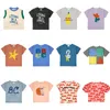 Tshirts Bobo Childrens Tshirt 2023春の夏のインススタイルの男の子と女の子のカジュアル漫画半袖トップ111y 230412