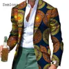 Costumes pour hommes Blazers Plus la taille 6xl hommes mode Blazers revers col vestes Vintage 3D impression vêtements d'extérieur automne affaires hommes vêtements 231110