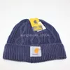 Carharttlys Hat Designer di qualità originale di qualità usurata lussureggiata isolante cappello di lana di lana cotone alla moda cappello a maglia cappello da uomo e da uomo invernale cappello di moda invernale