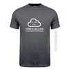 Hommes s t-shirts mode hommes il n'y a pas de nuage c'est juste quelqu'un d'autre s ordinateur t-shirt O cou coton t-shirt garçon hauts t-shirt 230411