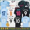 23 24 Haaland Manss Cities Soccer Jerseys Phillips Grealish de Bruyne Foden 2023 2024 Manschesters Football Tops Shirts Kids Kit Training kläder