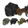 Zaklampen Torches Outdoor Tactical Support Cheek Bag Bullet Bag Accessoire Bag 98K CS Militaire Fan Tweinone Bullet Bag Portable Gun Butt Tas 230411 230411