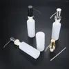 Sıvı Sabun Dispenser 1pc 300ml Lavabo Mutfak Banyo Aracı Paslanmaz Çelik Baş Eli Pres Şişeleri