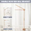 Rammelen Mobiles Baby houten bed bell beugel cartoon beer wieg kunststoffen mobiel hangende speelgoed houder armdecoratie 230411