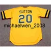 Män 10 Ray Fosse 14 Vida 20 Don Sutton 35 Rickey Henderson 1986 Baseball Jersey