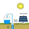 Bomba de água solar de alta pressão, 24v/48v, 60m, poço profundo, 280w, submersível, dc, irrigação agrícola, jardim, kdoqs