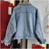 Giacche da donna Giacca da donna in denim da donna Diamanti femminili Nappa Jean Cappotto Piuma Drop Delivery Abbigliamento Abbigliamento Capispalla Dhnx3