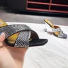 Yes Darling rhinestones Mule slides sandals cross Silver disico ball heel open toe shoes women's luxury designer leather outsole evening shoes 10cm factory footwear