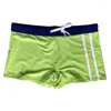 Men's Shorts Summer Man's Sexy Swimsuit Swimming Boxer Briefs Fashion Surfing Board Quick Dry Swimwear Swim Trunks Beachwear