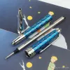 wholesale wholesale Promotion Dark Blue Petit Prince Rollerball Pen Designer Ballpoint Pens Writing Smooth Pens