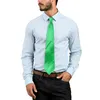 Gravatas borboletas gravata verde tintura espiral espiral design pescoço retro colar casual para homens mulheres uso diário acessórios de gravata