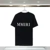 AM Brand Luksus Mężczyzn T Shirt Men S Women Designer Friends T Shirt Casablanca Rhude Krótkie rękawie Summer Fashion Fashion Letter List Wysokiej jakości projektanci T-shirt US 0V