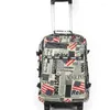 Sacs polochons femmes voyage Trolley sac à dos valise à roulettes bagages roues sac à roulettes sur