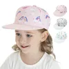 Baby Printed Hat Lovely Kids Baseball Caps Girls Snapback Hip-Hop Hat Summer Suncreen Cap Cotton Ball Hat Dance Fashion Cartoon Visor