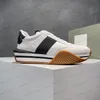 2023 мужчины роскошные Tomfords Casual Shoes Mens Trainers Trainers Side Stripe Scede Skateboard Ходьба Короткая резиновая экологическая спортивная обувь Размер 39-45