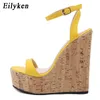 Сандалии Eilyken Open Toe Toe rap Platform Platform Women Women Sandal