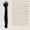 Hår peruker 05 cm bredd microlocks systerlocks dreadlock full handgjorda mikro afro locs virkning tvilling twist permanent människa 230412