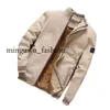 Giacca Stones Island 2023 Cappotto con cucitura laterale Inserto Borsa Spot Cashmere Cerniera Primavera e autunno Giacca casual da uomo corta in cotone corto 21782175