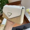 Designer-Tasche Strandtasche Strohtragetaschen Handtasche Luxus-Schultertaschen Sommerwebart Strandkupplung aushöhlen Reisetrage Crossbody