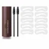Party Favor Stamp Brow Charm Stencil Kit Lasting Natural Contouring Makeup Perfect Shaping Eyebrow Stencils291E