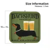 Maty stołowe Dachshund Brewing Co Mata Baking Decoration Akcesoria indukcyjne do suszących naczyń kawa