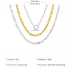 Anhänger Halsketten Mode Vintage Silber Gold Farbe Multilevel Geometrische Kette Set Halskette Für Frauen Boho Punk Hip Hop Choker Schmuck Geschenk