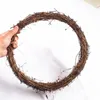 Dekorativa blommor 16 PCS Earth Vine Garland Handvävd rottingringar Ringar Natural DIY Wreath Accessory Floral Decor Material Frames Circle