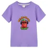 T-shirts Children's T-shirt merch EDISONPTS Girls 'Dikke jongens grafische t-shirt kinderen edison pts casual 100% katoenen huiskleding 230412