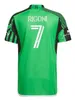 24 25 MLS Austin FC Soccer Jersey Away Blue Djitte Driussi Ring Cecilio Fagundez Urutti Football Shirts Uniform Top Fans Version Size S-XXL Pride Pre-Match 888888