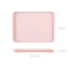 Tallrikar Rektangulär servering PP Tray Anti Slip Scratch Resistant Plastic For Tea Fruit Environmental Kitchen Kitchen Tool