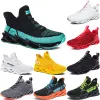 2021 Men Running Shoes Triple Black White Fashion Mens Women Trendy Great Trainer Treasable Sports Sports Outdoor Sneakers 40-45 Color23