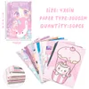 Duvar dekor 50pcs kawaii anime manga estetik kolaj kiti sevimli pembe baskı kartı tatlı sıcak renk yatak odası kız 230411