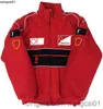 T-shirts pour hommes F1 Formule 1 Veste de course Voiture d'hiver Vêtements en coton brodé Spot SA 4123