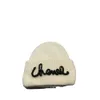 Desginer Chanels Perle Petit Vent Parfumé Chapeau De Laine Cheveux De Lapin Chaud Chapeau Tricoté Mode Féminine Nordique Hiver Chapeau Froid Recommandation