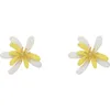 Stud Arrival Small Fresh Yellow Stamen Flower Stud örhängen för kvinnor Student Fashion Sweet Metal Jewelry Gifts 230412