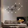 Muurlamp moderne luxe creatief voor woonkamer slaapkamer indoor decoratie sconce zwarte led verlichting armatuur lange combo