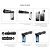 Livraison gratuite Nouveau 4K HD 50X Zoom optique Objectif de caméra de téléphone Téléobjectif Monoculaire Objectif de téléphone portable Télescope pour tous les smartphones Objectif Tlae