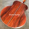 Custom 43 Inch Jumbo BOB DYLAN Chitarra elettrica acustica classica Cocobolo Back Side