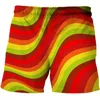 Herr shorts est 3d underbara tryck män strand snabb torr bermuda surf simning stammar roliga sommarboxare